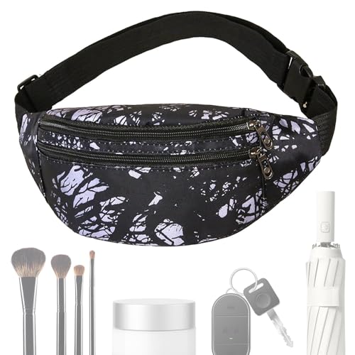 Fashion Sling Bag, Sling Brust Tasche | Handytasche vielseitige Brieftasche, Fanny Pack für Männer und Frauen Straße für Datierung, Ausflug, Reisen, schwarzes, se beskrivning von Generic