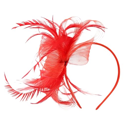 Federkopfschmuck | Kopfschmuck Fascinators | Haarschmuck Hut Netzhaarreif Für Kostümparty Hochzeiten Mädchen Frauen Gartenparty Gesellschaftsanlässe von Generic