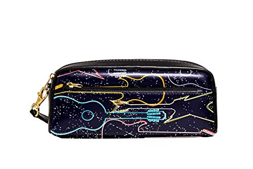 Federmäppchen Buntes, E-Gitarren, Instrument Stifthalter Strapazierfähig Bleistift Beutel Praktischem Stiftetasche Griff Für Mädchen Erwachsener Schule von Generic