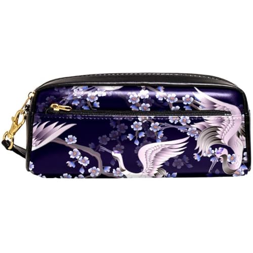 Federmäppchen Japanische Vögel Auf Zweigen Mäppchen Premium Make-Up Tasche Große Kapazität Stifte-Organizer Für Damen Jungen Erwachsener von Generic