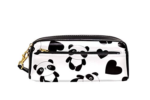 Federmäppchen Panda Mit Herz Bleistift Beutel Praktischem Stiftetasche Große Kapazität Bleistifttasche Für Mädchen Erwachsener Student von Generic