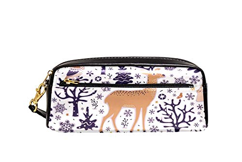 Federmäppchen Tiere Eule Hirsch Vögel Füchse Make-Up Tasche Stylisches Stiftemappe Strapazierfähig Mäppchen Für Schulsachen Jungen Kinder Federmäppchen Tiere Eule Hirsch Vögel Füchse Make-Up Tasche Stylisches Stiftemappe Strapazierfähig Mäppchen Für Schulsachen Jungen Kinder von Generic