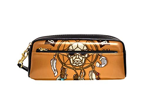 Federmäppchen Totenkopf-Todesfänger Federmappe Mit Reißverschluss Mäppchen Tragbar Make-Up Tasche Für Büro Jungen College-Studenten von Generic