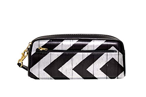 Federmäppchen Weißes Und Schwarzes Holzbrett Bleistift Beutel Mit Reißverschluss Bleistifttasche Tragbar Tasche Für Mädchen Teenager Schulsachen von Generic