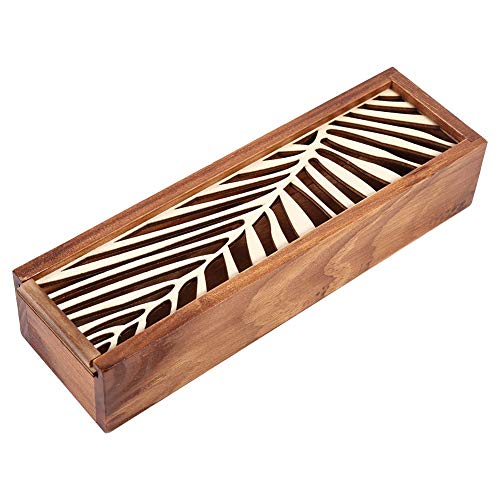 Federmäppchen aus Holz für den Schreibtisch, Schreibwaren-Aufbewahrung, Organizer für Bleistifte, Stifte, Radiergummis, Schmuck, Accessoires, Kleine Geschenke, Vintage, Zart, von Generic