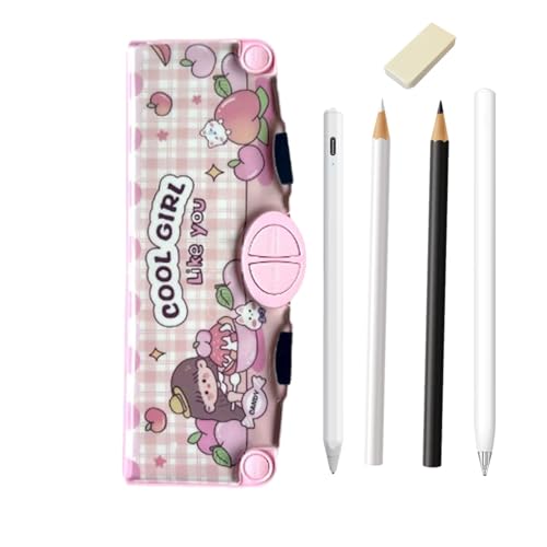 Federmäppchen für die Schule, Schreibwarenetui | Schreibwarenetui für die Grundschule - Federmäppchen, robuste Organizerbox für Buntstifte, Stifte, B, riferimento alla descrizione, Siehe von Generic