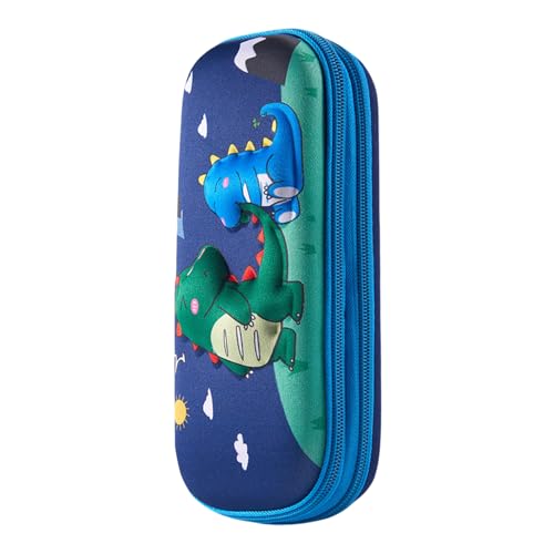 Federmäppchen mit Fächern, Federmäppchen für Kinder und,wasserdichte Schreibwarentasche mit großem Fassungsvermögen - Cartoon-Muster, einzigartiges -Design, Federmäppchen für Geburtstag, Weihnachte von Generic