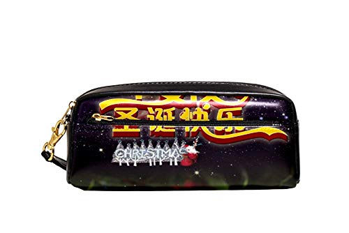 Federmappe Frohe Weihnachten Winter Federmäppchen Praktischem Pencil Case Große Kapazität Stiftetasche Für Student Schulsachen Teenager von Generic