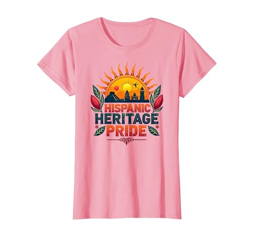 Feier zum Kulturpreis des Hispanic Heritage Month für Männer T-Shirt, Damen, Rosa, XS Feier zum Kulturpreis des Hispanic Heritage Month für Männer T-Shirt, Damen, Rosa, XS von Generic