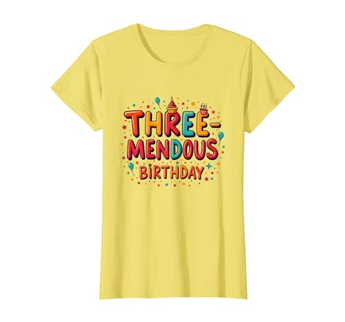 Feier zum dritten Geburtstag von Birthday Boy T-Shirt, Damen, Gelb, XS Feier zum dritten Geburtstag von Birthday Boy T-Shirt, Damen, Gelb, XS von Generic