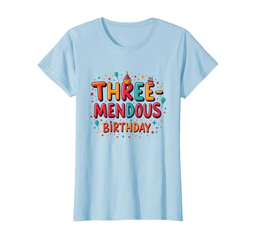 Feier zum dritten Geburtstag von Birthday Boy T-Shirt, Damen, Himmelblau, XS Feier zum dritten Geburtstag von Birthday Boy T-Shirt, Damen, Himmelblau, XS von Generic
