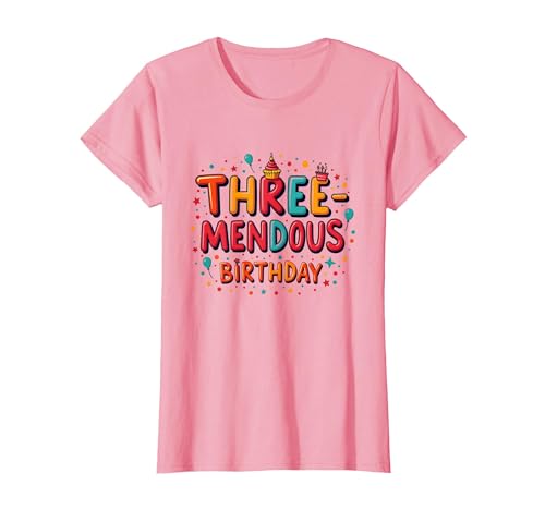 Feier zum dritten Geburtstag von Birthday Boy T-Shirt, Damen, Rosa, XS Feier zum dritten Geburtstag von Birthday Boy T-Shirt, Damen, Rosa, XS von Generic
