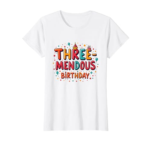 Feier zum dritten Geburtstag von Birthday Boy T-Shirt, Damen, Weiß, XS Feier zum dritten Geburtstag von Birthday Boy T-Shirt, Damen, Weiß, XS von Generic