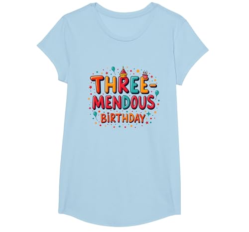 Feier zum dritten Geburtstag von Birthday Boy T-Shirt, Girls, Himmelblau, XS Feier zum dritten Geburtstag von Birthday Boy T-Shirt, Girls, Himmelblau, XS von Generic