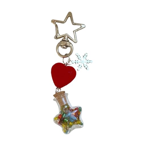Festive Snowflake Designs Mobile Lanyard Keychain Pendant for Christmas Season with Comfortable Length and Versatile Use, Schlüsselanhänger, 15.3CM Festive Snowflake Designs Mobile Lanyard Keychain Pendant for Christmas Season with Comfortable Length and Versatile Use, Schlüsselanhänger, 15.3CM von Generic