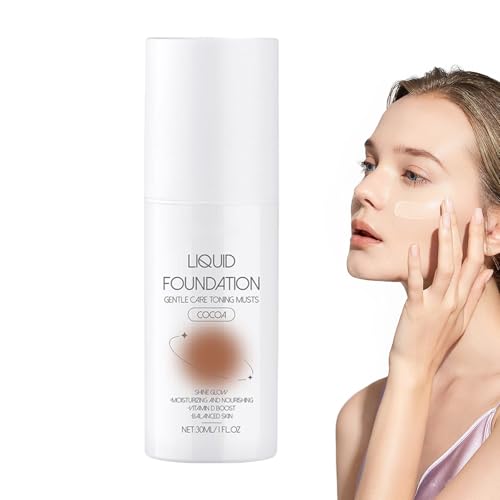 Feuchtigkeitsspendende Foundation - leichte Basis für fettige Haut | Feuchtigkeitsspendende Make-Up Foundation | Leichte Basis für fettiges Licht Light Make -Up Basis Feuchtigkeit Förderung von Generic