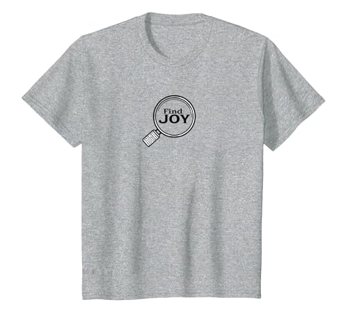 Find Joy Lupe inspirierend T-Shirt, Kinder, Grau Meliert, 116 Find Joy Lupe inspirierend T-Shirt, Kinder, Grau Meliert, 116 von Generic