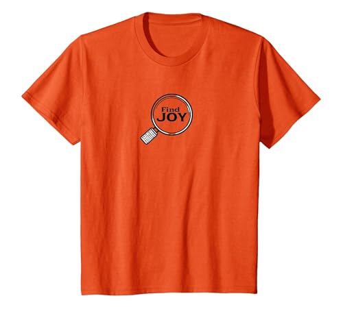 Find Joy Lupe inspirierend T-Shirt, Kinder, Orange, 152 von Generic