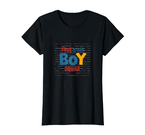 First Grade Boy Squad 2023 Abenteuerspaß T-Shirt, Damen, Schwarz, XS First Grade Boy Squad 2023 Abenteuerspaß T-Shirt, Damen, Schwarz, XS von Generic
