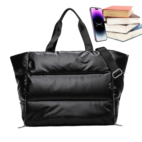 Fitness-Tasche, Trainingstasche – Sporttasche mit Nass- und Trockentrennung, Sporttasche für Frauen mit Nass- und Trockentrennung, tragbare Sporttasche für Training, Reisen, Schwarz , Se référer au von Generic