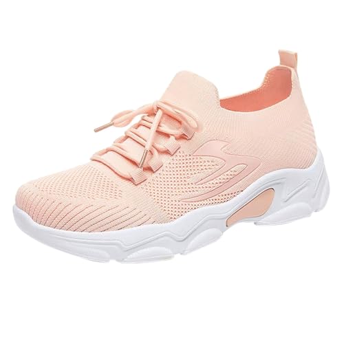 Fitnessschuhe Damen Leicht Wanderschuhe Laufschuhe Lightweight Elegant Dirndl Schuhe Memory Foam Joggingschuhe Leicht Fitnessschuhe Straßenlaufschuhe Schlupfschuhe von Generic