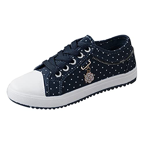 Flache Damenschuhe lässige atmungsaktive Slipper lässiges Muster gepunktet Spitze Segeltuch Anhänger Damen Up Blumenschuhe modische Damen Freizeitschuhe Prinzessin Mary Jane Schuhe Flache Damenschuhe lässige atmungsaktive Slipper lässiges Muster gepunktet Spitze Segeltuch Anhänger Damen Up Blumenschuhe modische Damen Freizeitschuhe Prinzessin Mary Jane Schuhe von Generic