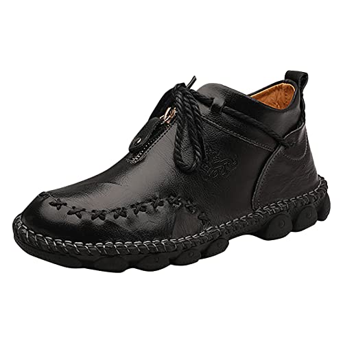 Flache Halbschuhe Für Männer Formale Synthetikleder Schuhe Anzugschuhe Herrenschuhe Outdoor Boots Business-Schuhe Businessschuhe Kunstleder-Loafer Leder Rutsch Niedrig von Generic