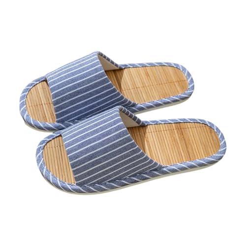 Flache Schuhe Für Damen Casual Hausschuhe Flache Schuhe Retro Sandalen Damenschuhe Frühjahr (Blue, 42) von Generic