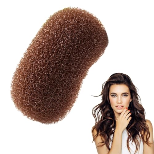Flauschige Haarspangen – Volumen-Haarpolster, Bump It Up Volumen-Haarspange | Bequeme Schwamm-Clip-Front-Haarbasis, leicht zu greifendes Puff-Haar-Kopfkissen-Frisur-Zubehör für Frauen-Mädchen-Prinzess von Generic