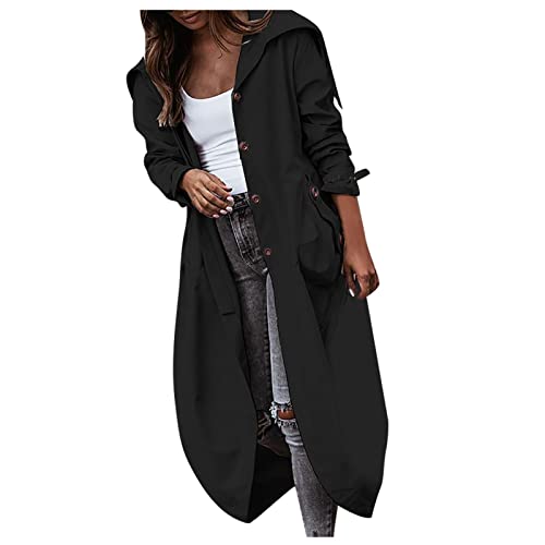 Fleecejacke Damen,Webpelzmantel Fleece Jacke Sportswear Jacke Gore Laufjacke Mantel Hubina Maxi Mantel Westside Oversize Weste Baseball Jacken(4-Schwarz,S) von Generic