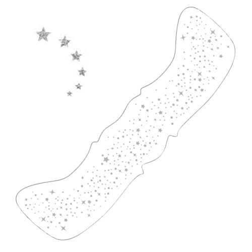 Flicken mit Glitzerpailletten für das Gesicht – leuchtende Make-up-Patches für Hochzeits-Make-up, Flicken für das Gesicht für besondere Anlässe, langlebige Weihnachts-Make-up-Patches von Generic