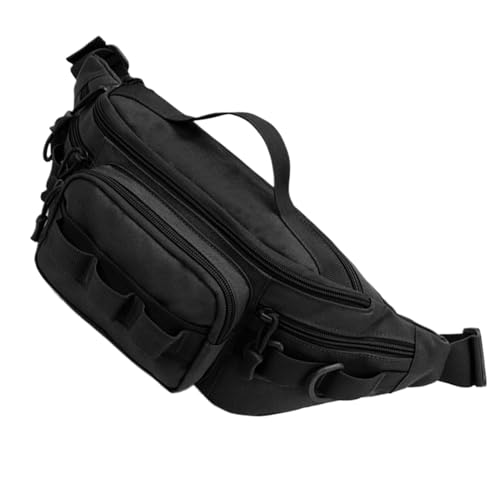 Fliegenfischtasche mit mehreren Fächern | Angeltasche mit verstellbarem Gürtel für Damen und Herren, Schwarz, siehe Beschreibung, Unisex Fliegenfischtasche mit mehreren Fächern | Angeltasche mit verstellbarem Gürtel für Damen und Herren, Schwarz, siehe Beschreibung, Unisex von Generic