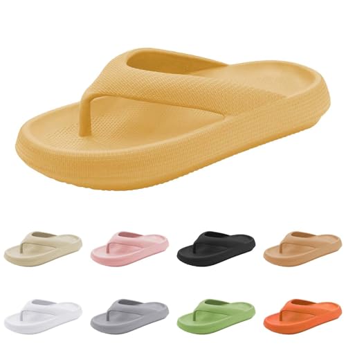 Flip Flops Damen Wolken Hausschuhe Damen Badelatschen Rutschfeste Zehentrenner Slip-On Sandaletten Mit Weichen Sohlen Bequem Duschschuhe Anti-Slip Wasserschuhe Atmungsaktiv Strandsandalen Flip Flops Damen Wolken Hausschuhe Damen Badelatschen Rutschfeste Zehentrenner Slip-On Sandaletten Mit Weichen Sohlen Bequem Duschschuhe Anti-Slip Wasserschuhe Atmungsaktiv Strandsandalen von Generic