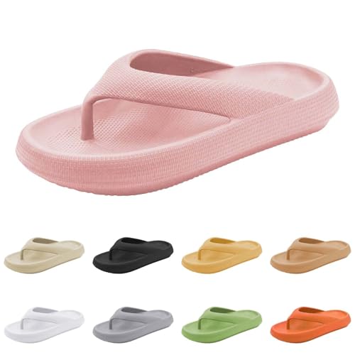 Flip Flops Damen Wolken Hausschuhe Damen Badelatschen Rutschfeste Zehentrenner Slip-On Sandaletten Mit Weichen Sohlen Bequem Duschschuhe Anti-Slip Wasserschuhe Atmungsaktiv Strandsandalen Flip Flops Damen Wolken Hausschuhe Damen Badelatschen Rutschfeste Zehentrenner Slip-On Sandaletten Mit Weichen Sohlen Bequem Duschschuhe Anti-Slip Wasserschuhe Atmungsaktiv Strandsandalen von Generic