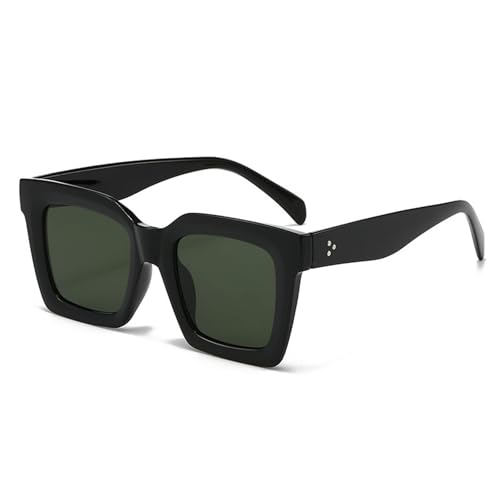 For Männer Und Frauen Quadratischen Rahmen Straße Schießen Sonnenbrillen Outdoor Autofahren Täglichen Pendeln Urlaub Party Sport Sonnenbrille(Green) von Generic