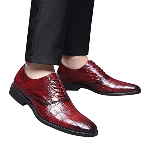 Formale Schuhe Single Strap Slip on Schnalle Monk Strap Herren Gefüttert Anti-Rutsch Casual Herren 48 Breit Business-Schuhe Lässige Bootsschuhe Mit Zehenkappe Kleid Oxford for Männer von Generic
