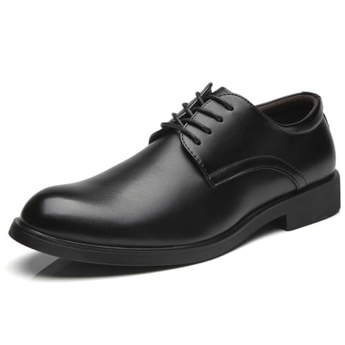 Formelle Oxford-Schuhe for Herren, Klassische formelle Oxfords for Schnüren Abendschuhe mit Schnürung Business Oxfords Schuhe Low Top Non Slip Anti-Rutsch rutschfest(38 EU) von Generic