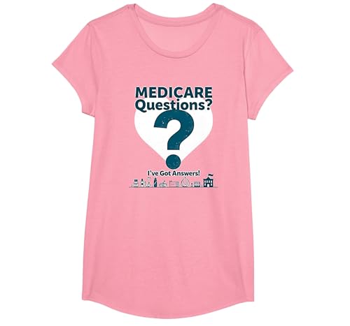 Fragen Sie Mich nach Medicare - ich Habe Antworten! T-Shirt, Girls, Rosa, XS von Generic