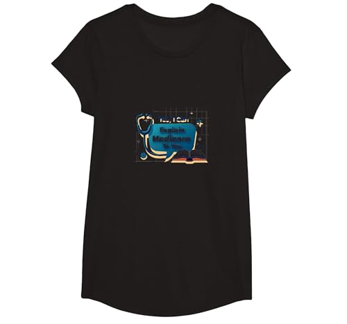 Fragen Sie Mich nach Medicare - ich kann es Ihnen erklären T-Shirt, Girls, Schwarz, XS Fragen Sie Mich nach Medicare - ich kann es Ihnen erklären T-Shirt, Girls, Schwarz, XS von Generic