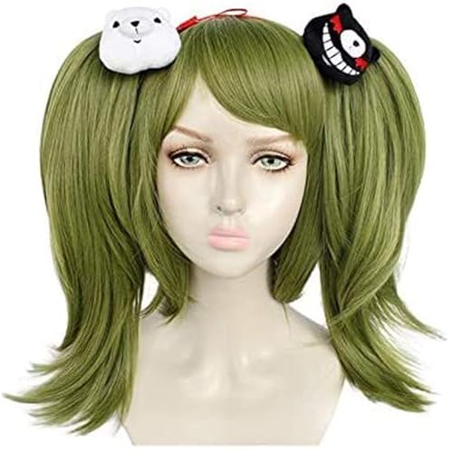 Frauen Anime Cosplay Perücke Für Monaka Towa Cosplay Perücke Clip Auf Bären Hitzebeständig Synthetisches Haar Halloween Party Perücken von Generic