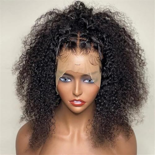 Frauen Balck 26 Zoll 180 Dichte Weiche Leimlose Verworrene Lockige Lange Tiefe Spitzenfrontperücken black 20inches Frauen Balck 26 Zoll 180 Dichte Weiche Leimlose Verworrene Lockige Lange Tiefe Spitzenfrontperücken black 20inches von Generic