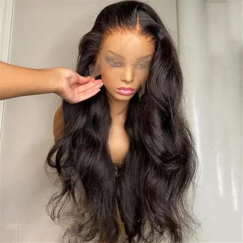 Frauen Body Wave Lace Front Perücke HD Transparent 13X4 13X6 Echthaarperücken Mit 4X4 Spitzenverschluss 180 Dichte von Generic