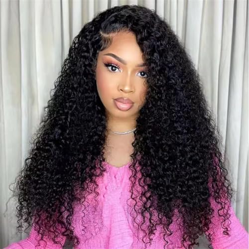 Frauen Deep Wave Lace Front Perücke HD 13X4 200 Dichte Echthaar Glueless Water Wave 13X6 Lace Frontal Perücken von Generic
