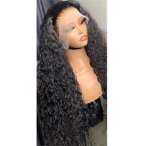Frauen Deep Wave Lace Front Perücke HD Transparent 5X5 Verschluss Vorgezupfte Echthaarperücken Für Den Täglichen Gebrauch von Generic