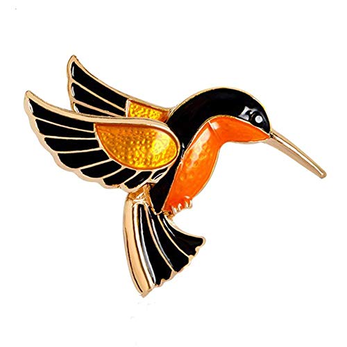 Frauen Emaille Vogel Brosche Pin Schal Kleidung Dekor Schmuck Geburtstagsgeschenk Attraktives Design von Generic