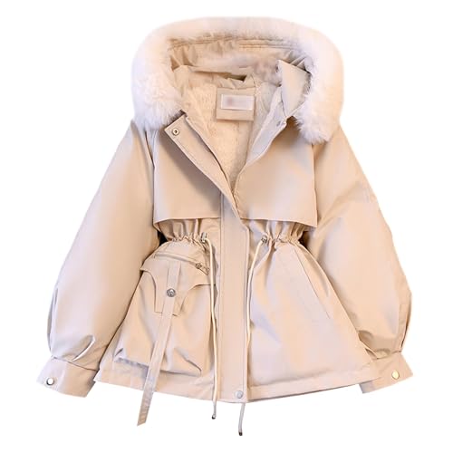 Frauen Faux Pelzmantel Warme Fleece -winterjacken Solid Parka Jacke Trendy Coats Damen Down Jacke von Generic