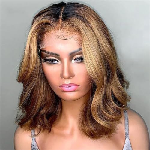 Frauen Körper Welle Bob Perücke Echthaar Spitze Perücke Nass Andwavy T Teil Spitze Perücke Frauen Körper Welle Bob Perücke Echthaar Spitze Perücke Nass Andwavy T Teil Spitze Perücke von Generic