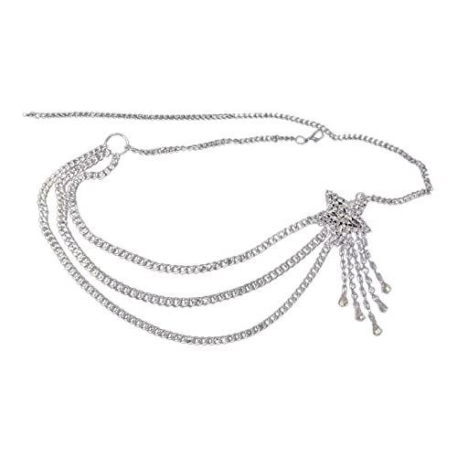 Frauen Körperkette Stern Taillenkette Gürtel Taillengürtel Bauchkette für weibliche Mode Kleidung von Generic