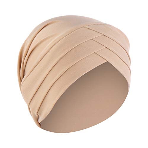 Frauen-Kopftuch Elastic Sweat Saugfähige Baumwolle Underscarf Hijab Tube Cap Schwarz von Generic