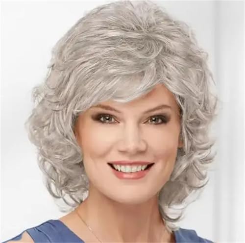 Frauen Kurze Lockige Synthetische Perücken Mit Pony Lace Front Perücken Echthaar Mode Wellige Cosplay Perücken Frauen Kurze Lockige Synthetische Perücken Mit Pony Lace Front Perücken Echthaar Mode Wellige Cosplay Perücken von Generic